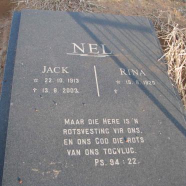 NEL Jack 1913-2003 &amp; Rina 1920-