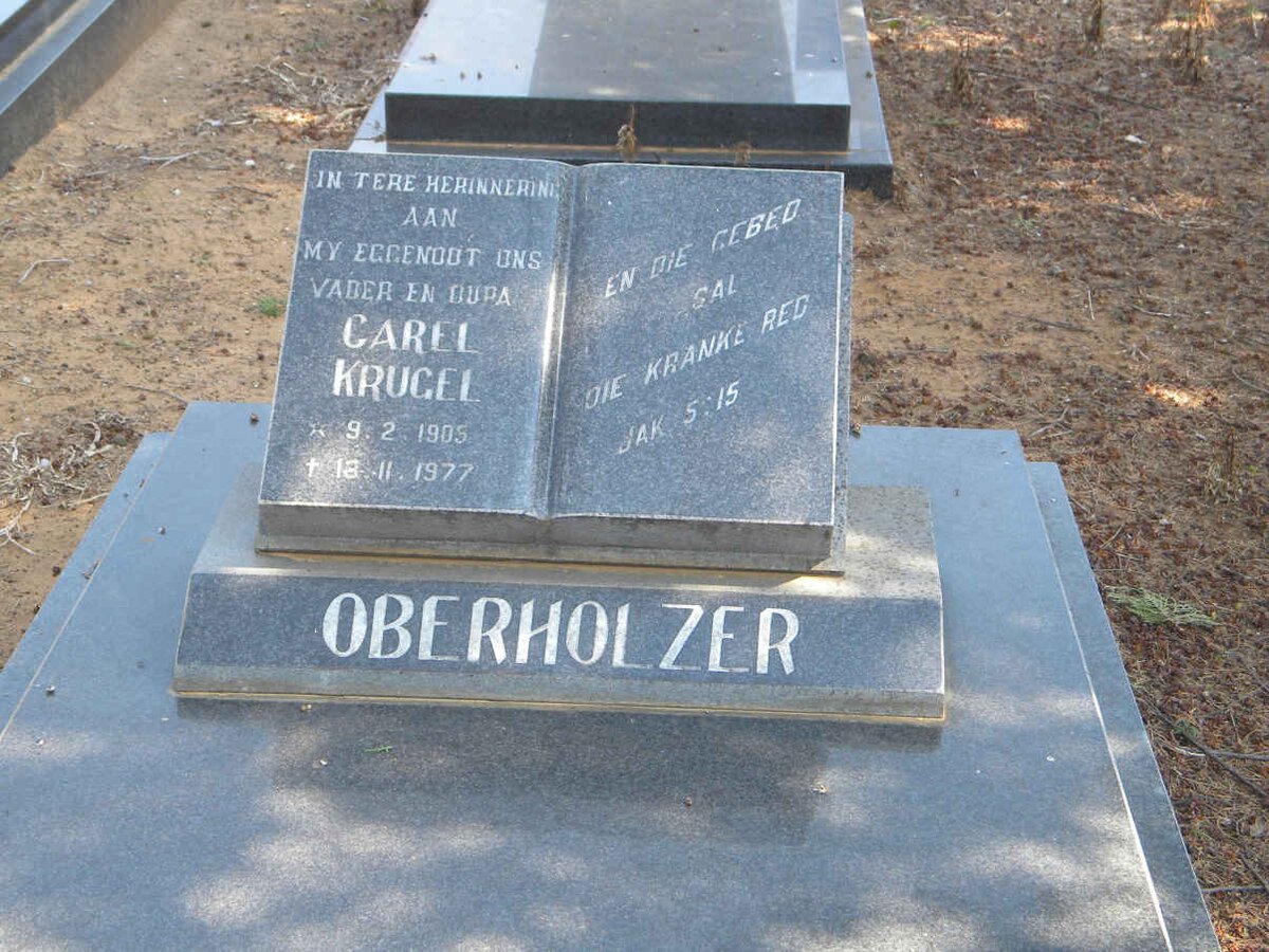 OBERHOLZER Carel Krugel 1905-1977