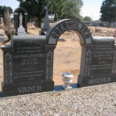 OBERHOLZER Jacobus Johannes 1911-1960 &amp; Gertruida Johanna 1915-1991
