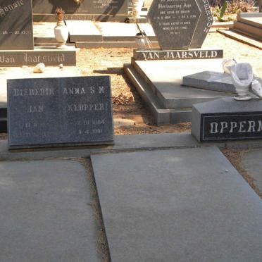 OPPERMAN Diederik Jan 1895-1978 &amp; Anna S.M. KLOPPER 1904-1981