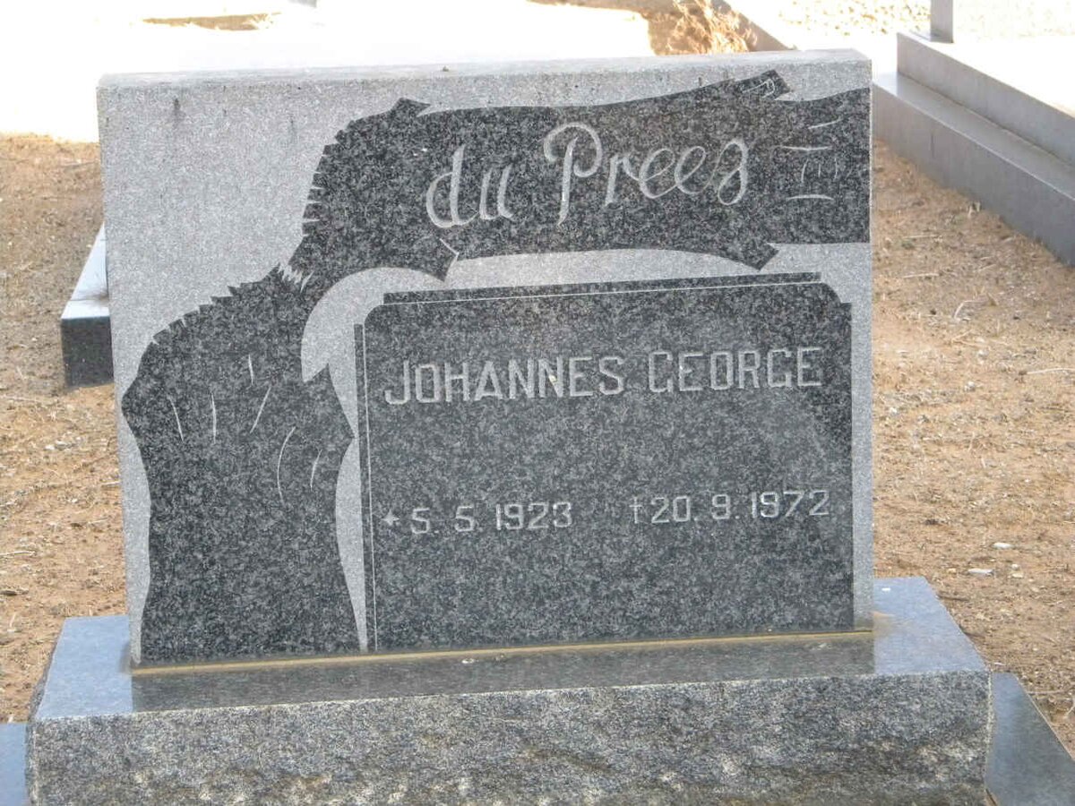 PREEZ Johannes George, du 1923-1972