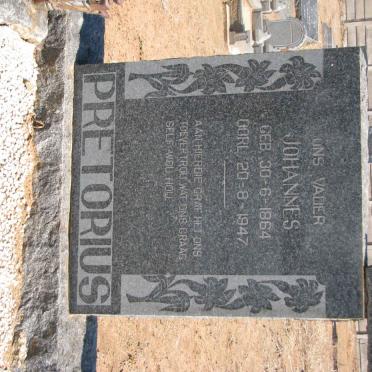 PRETORIUS Johannes 1864-1947 &amp; Cornelia Sibastina 1866-1940