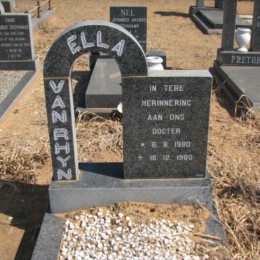 RHYN Ella, van 1980-1980