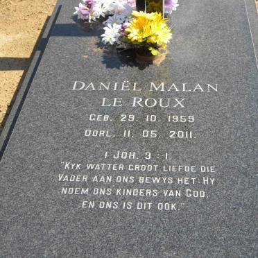 ROUX Daniël Malan, le 1959-2011