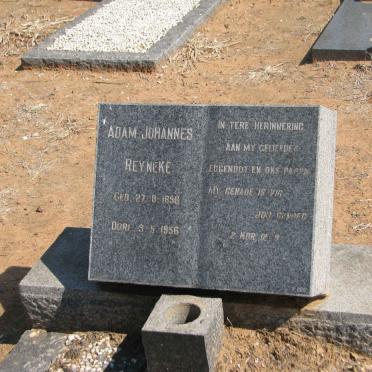 REYNEKE Adam Johannes 1896-1956