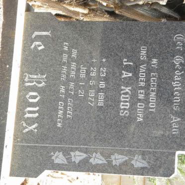 ROUX J.A., le 1918-1977