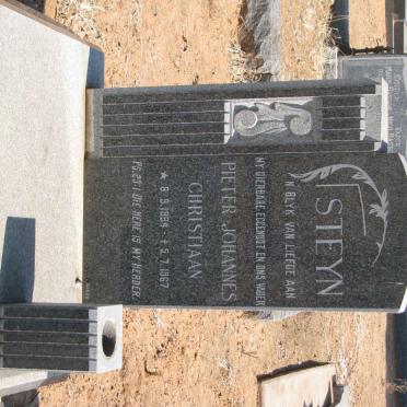 STEYN Pieter Johannes Christiaan 1884-1967