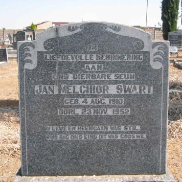 SWART Jan Melchior 1910-1952