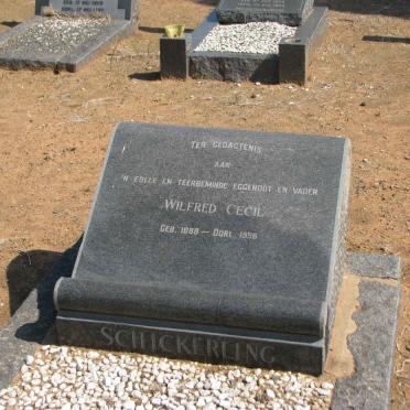 SCHICKERLING Wilfred Cecil 1888-1956