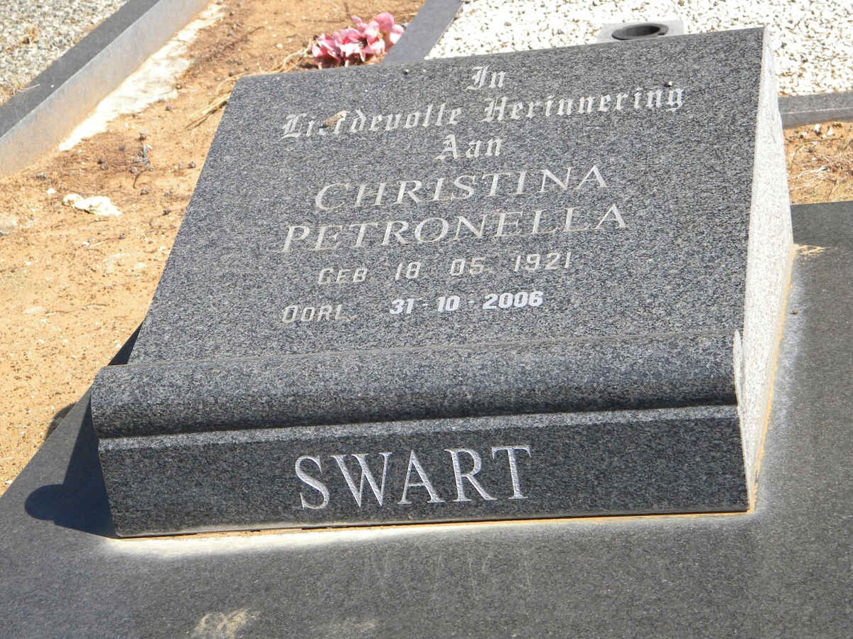 SWART Christina Petronella 1921-2006
