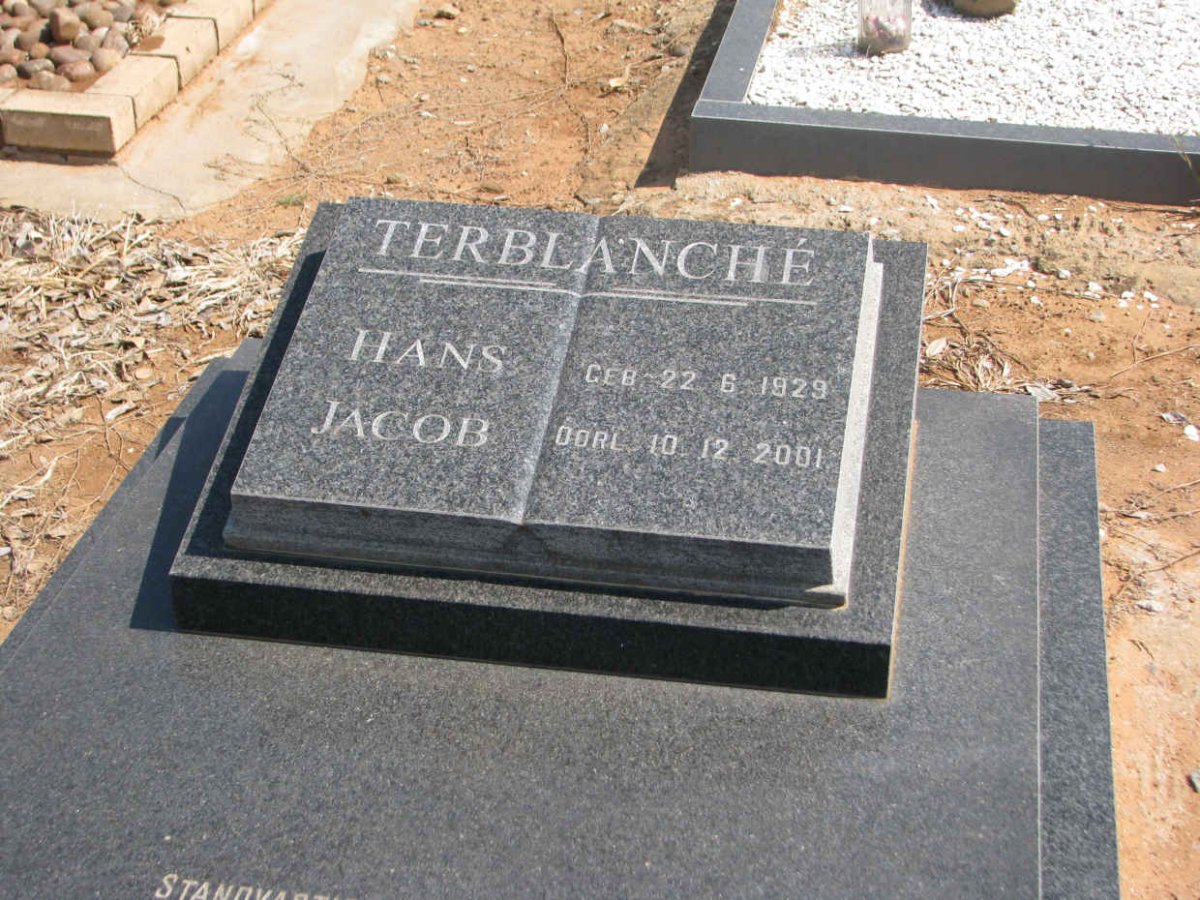 TERBLANCHE Hans Jacob 1929-2001