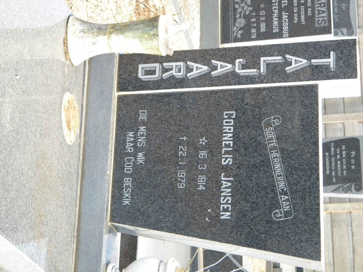 TALJAARD Cornelis Jansen 1914-1979