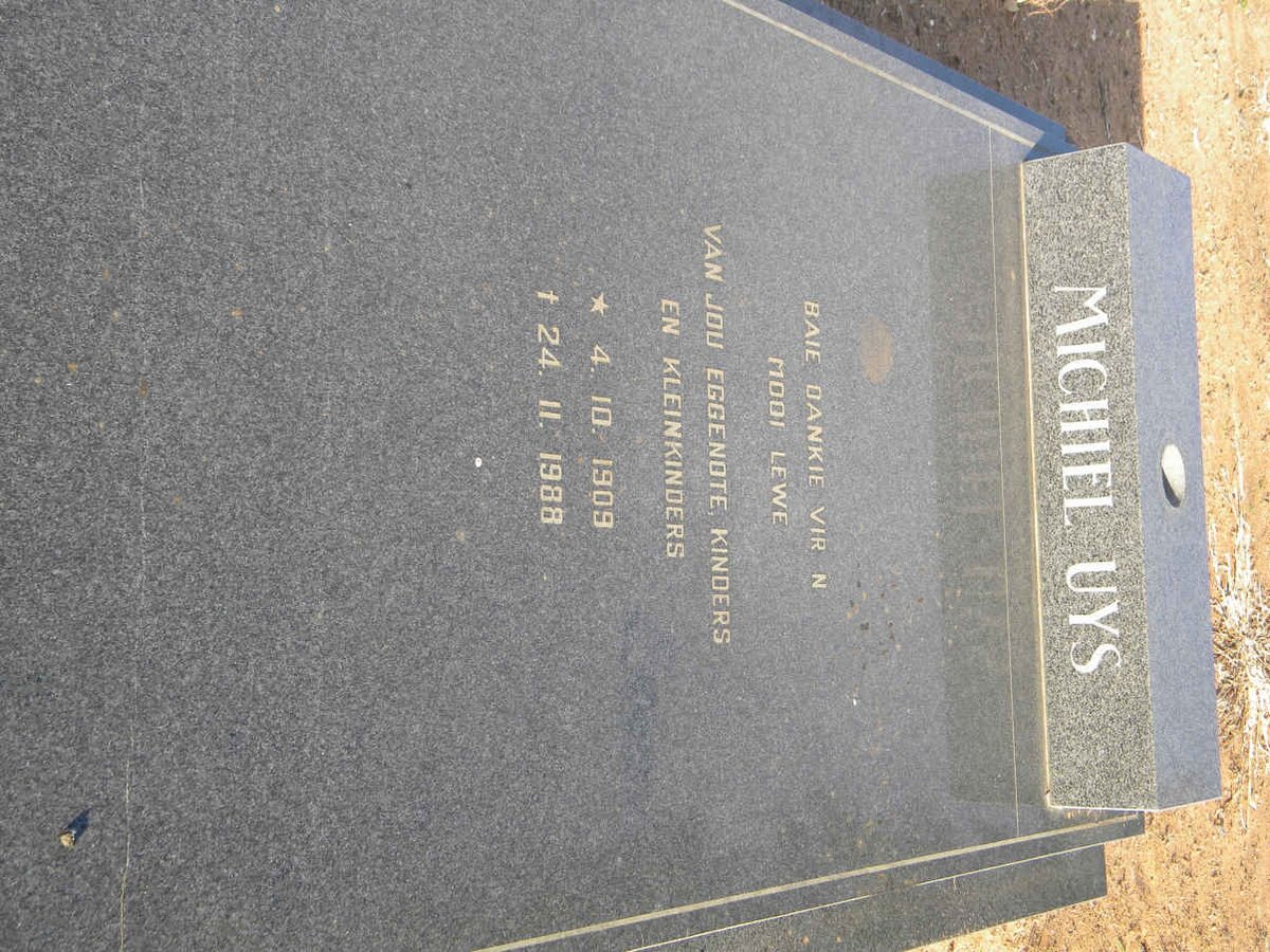 UYS Michiel 1919-1988