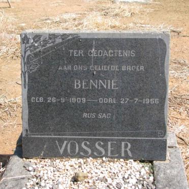 VOSSER Bennie 1909-1956