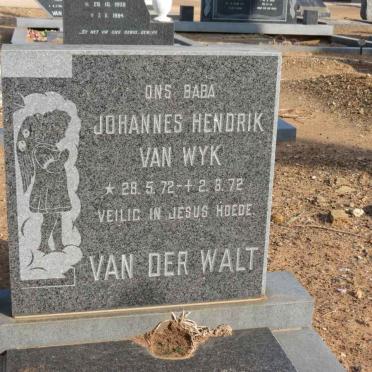 WALT Johannes Hendrik van Wyk, van der 1972-1972