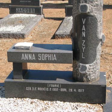 ZYL Ockert Cornelius, van 1898-1944 &amp; Anna Sophia formerly FOURIE nee LE ROUX 1902-1977