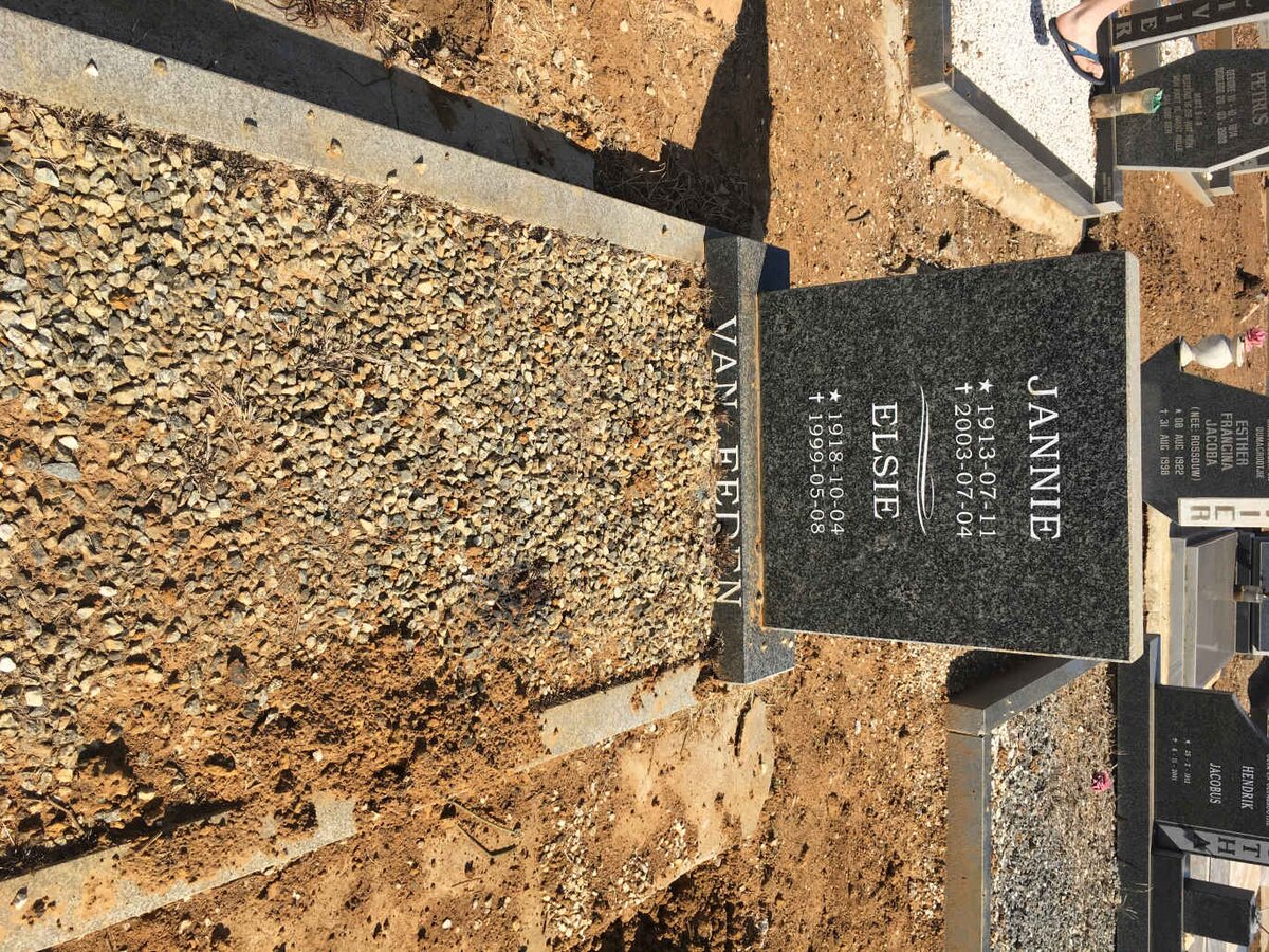 EEDEN Jannie, van 1913-2003 &amp; Elsie 1918-1999