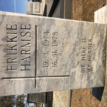 HARMSE Frikkie 1974-1978