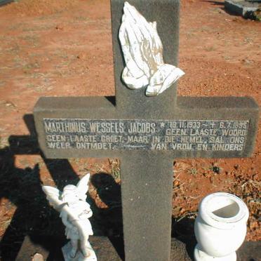 JACOBS Marthinus Wessels 1933-1995