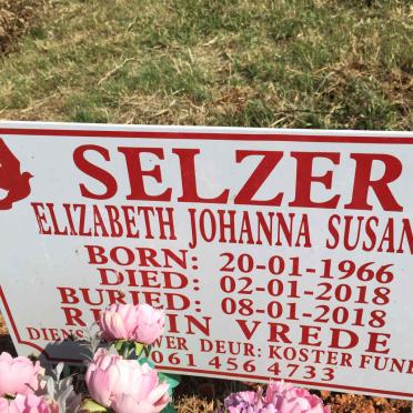SELZER Elizabeth Johanna Susanna 1966-2018