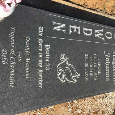 SOWDEN Maria Magdalena Johanna 1944-2009