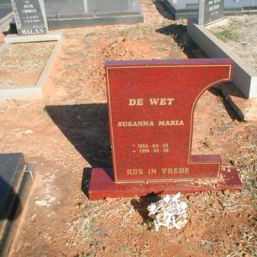 WET Susanna Maria, de 1955-1996