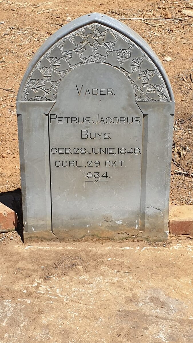 BUYS Petrus Jacobus 1846-1934