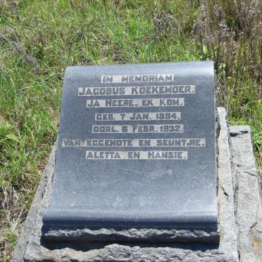 KOEKEMOER Jacobus 1894-1932