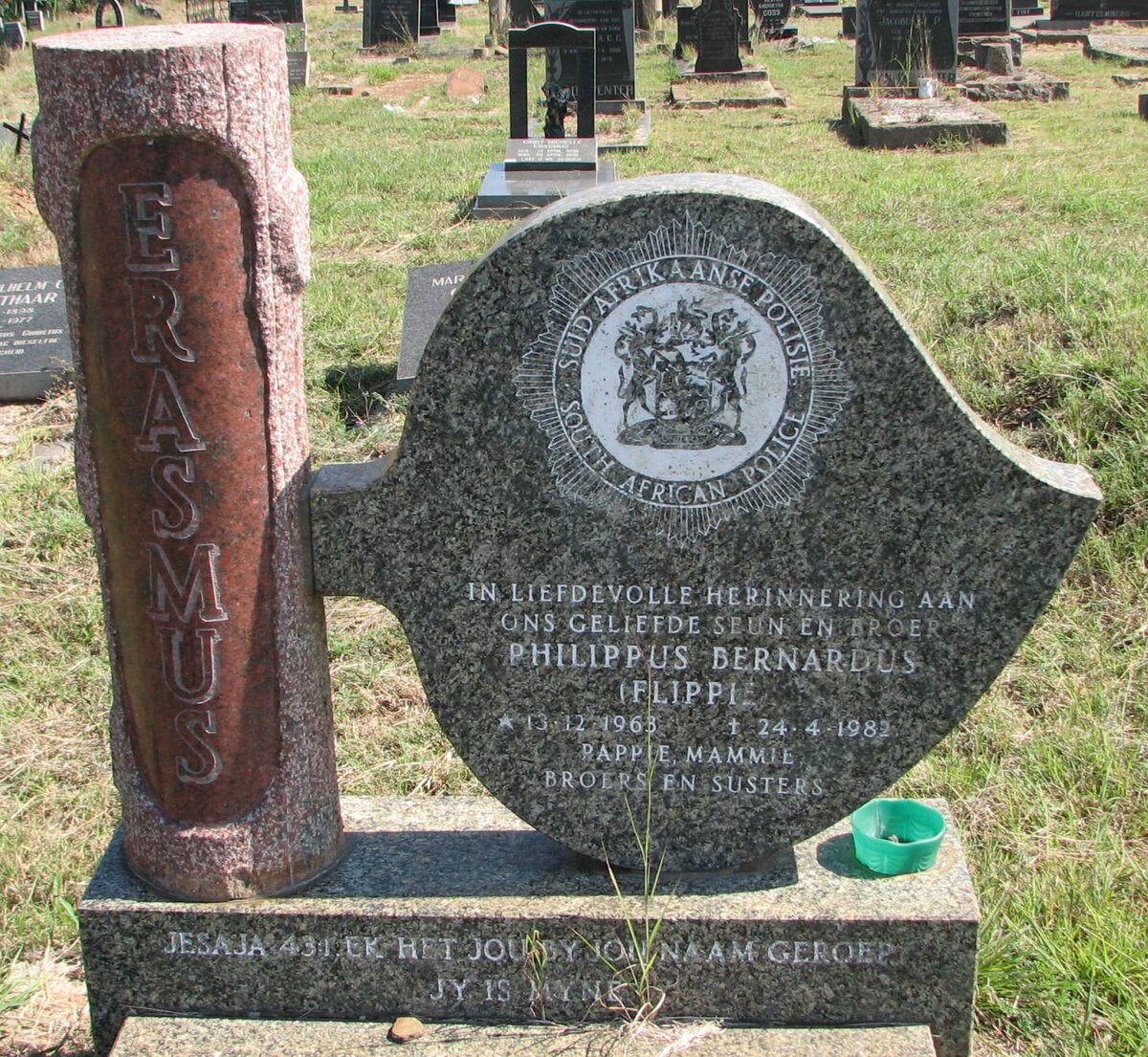 ERASMUS Philippus Bernadus 1963-1982