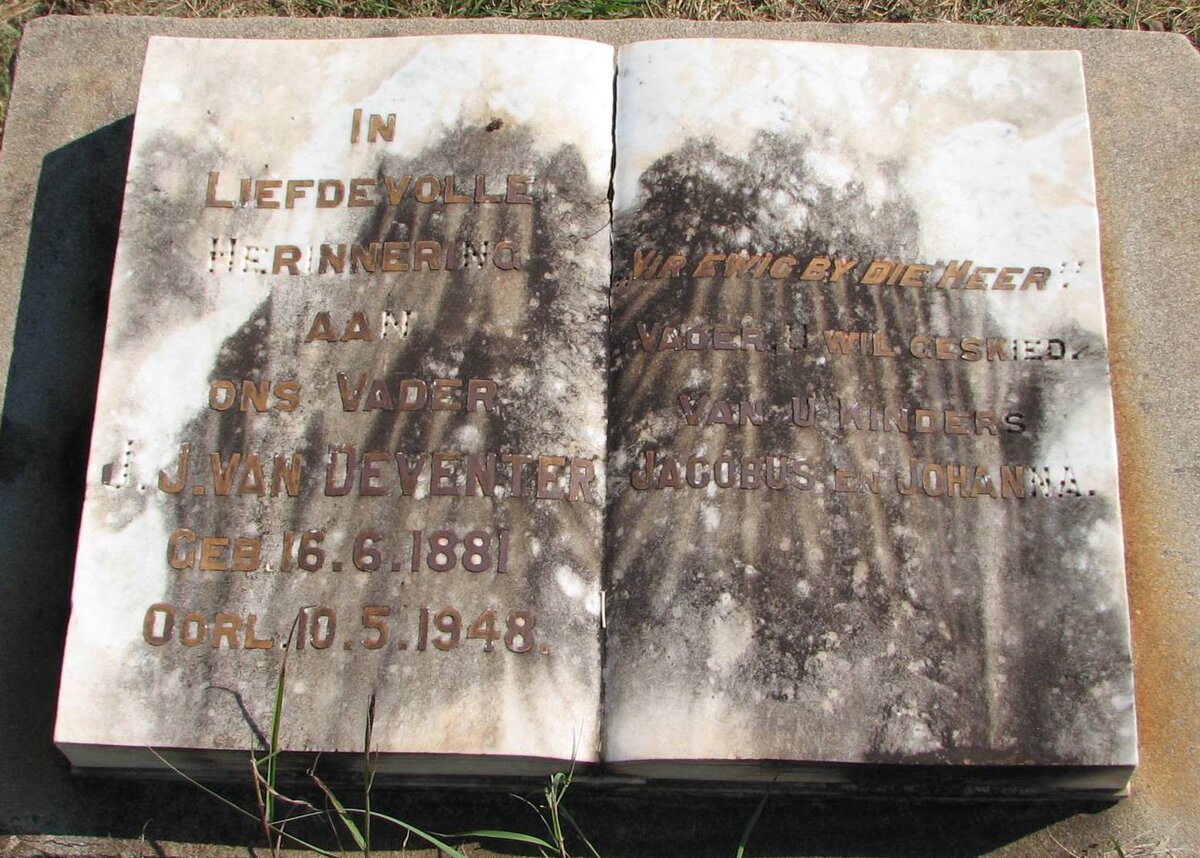 VENTER J., van de 1881-1948