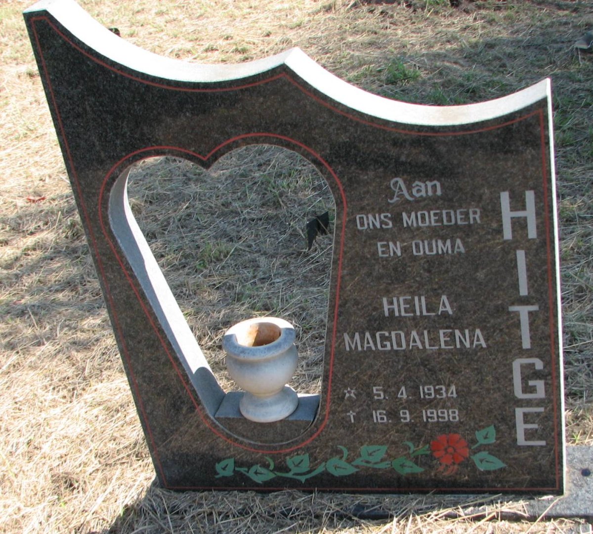 HITGE Heila Magdalena 1934-1998