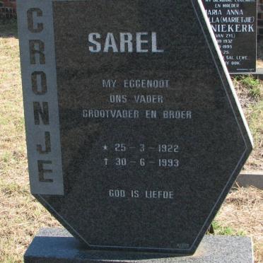 CRONJE Sarel 1922-1993