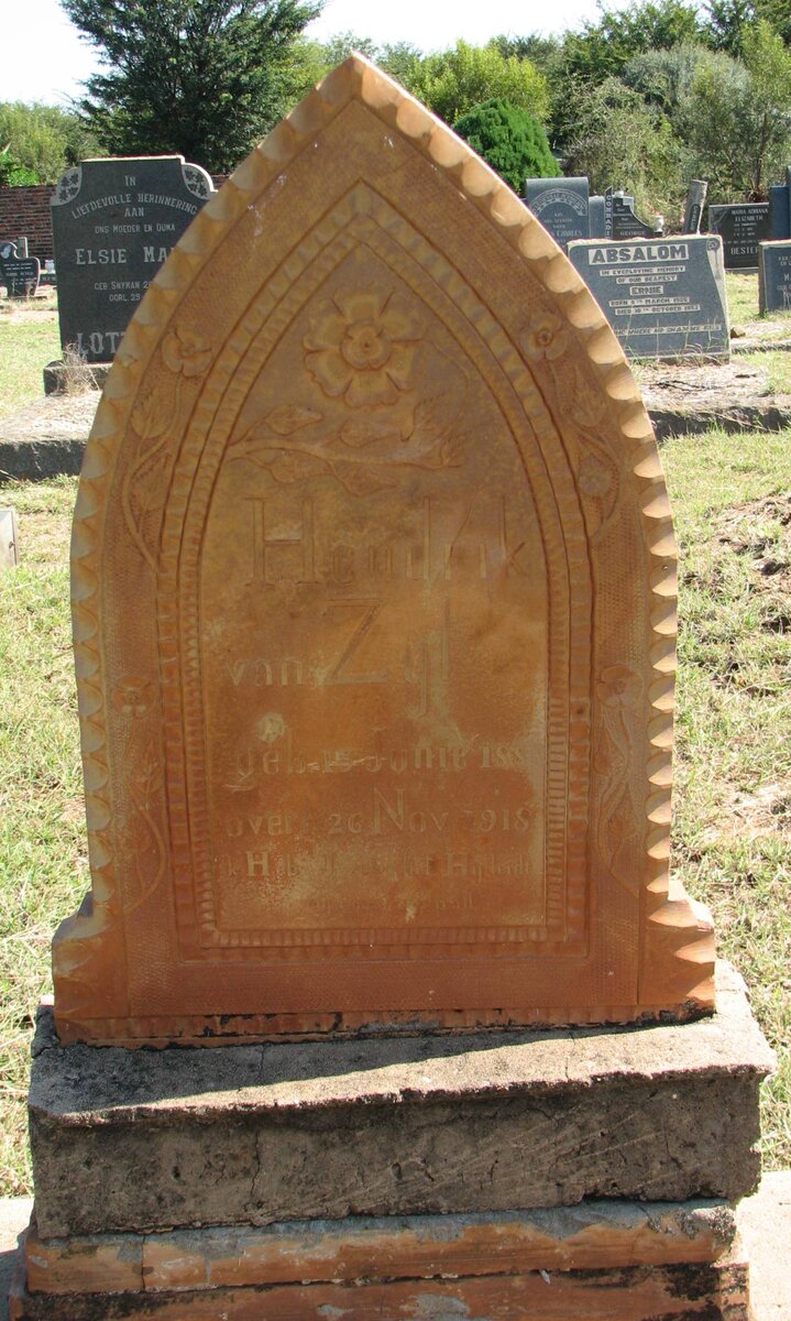 ZYL Hendrik, van 1888-1918