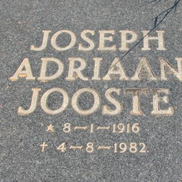 JOOSTE Joseph Adriaan 1916-1982 &amp; Martha Alma NASILOWSKI 1916-1981 