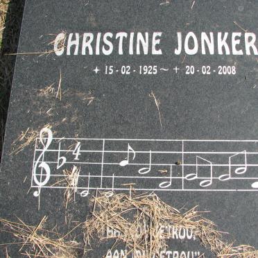JONKER Christine 1925-2008