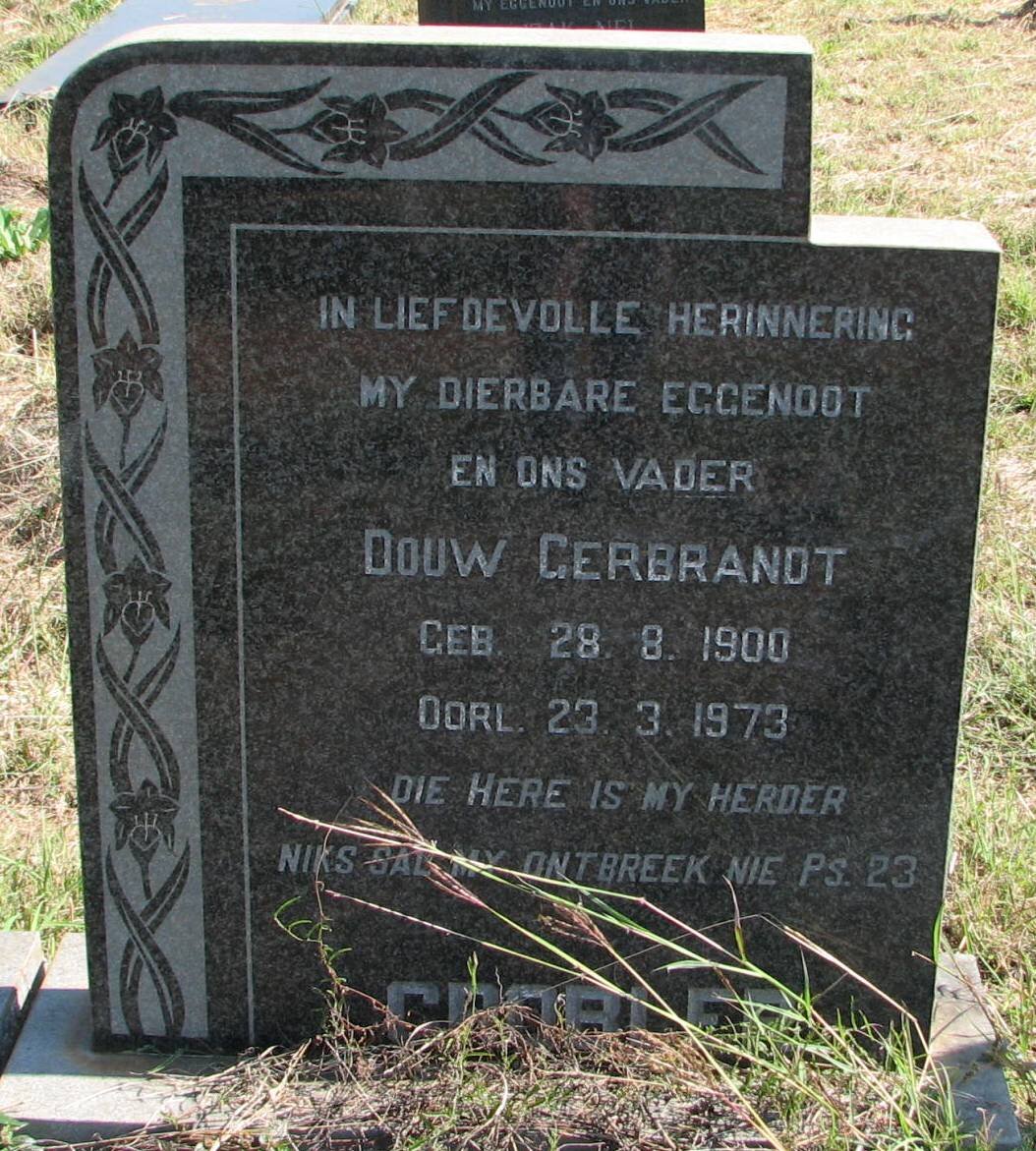 GROBLER Douw Gerbrandt 1900-1973