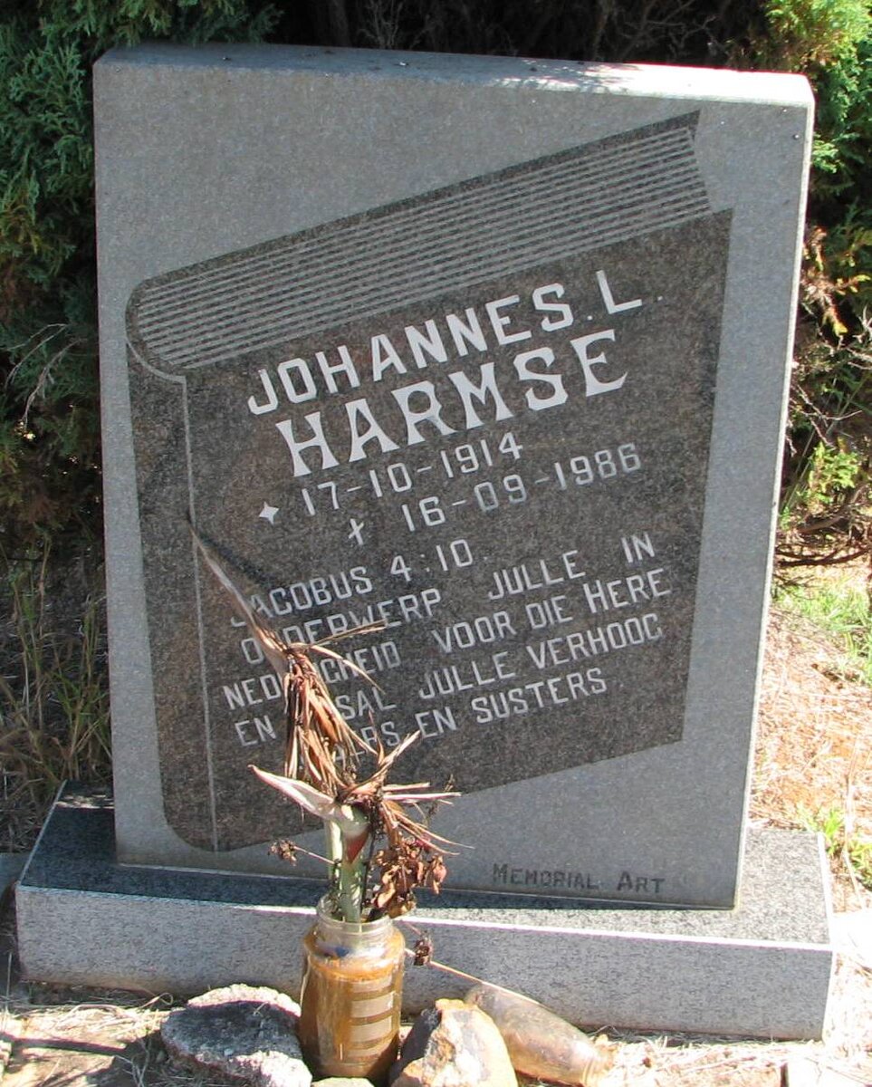 HARMSE Johannes L. 1914-1986