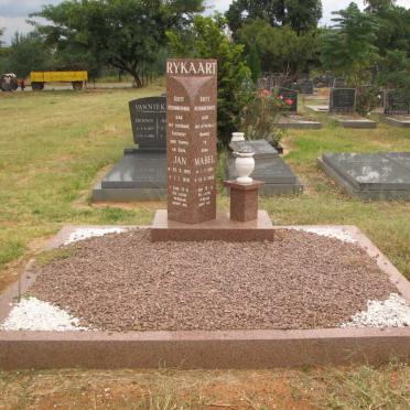 RYKAART Jan 1895-1979 &amp; Mabel 1907-2002