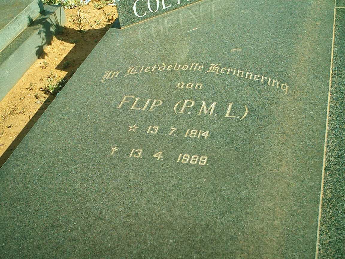 COETZEE P.M.L. 1914-1989