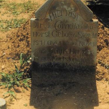 BADENHORST Dirkie Cornelia 1871-18?6