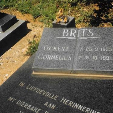 BRITS Ockert Cornelius 1935-1991