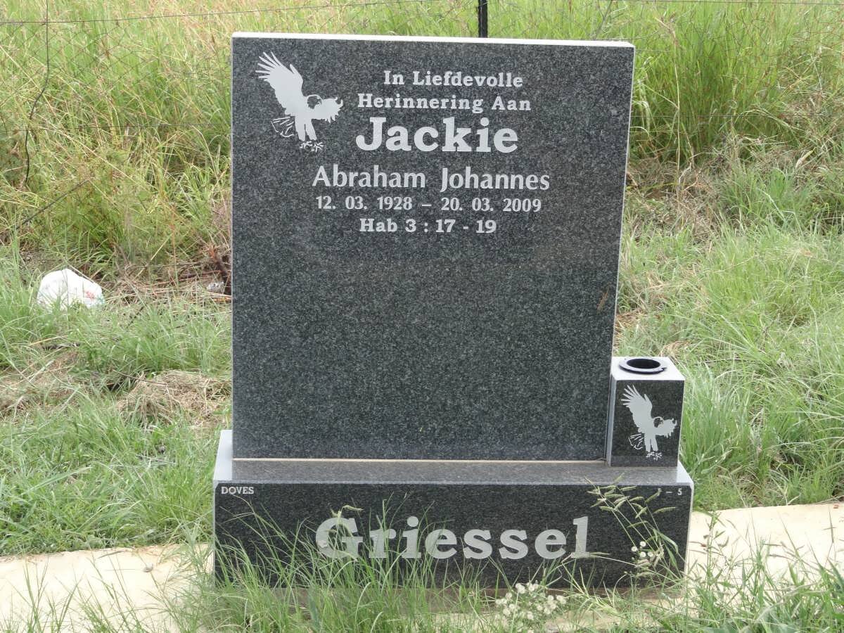 GRIESSEL Abraham Johannes 1928-2009