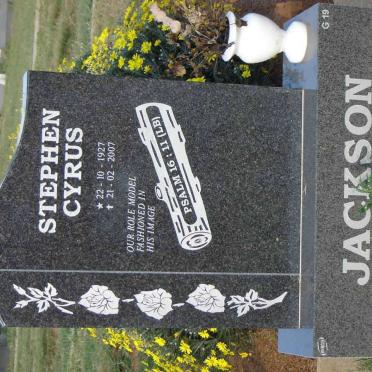 JACKSON Stephen Cyrus 1927-2007