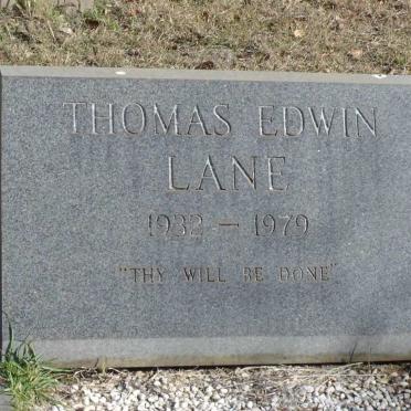 LANE Thomas Edwin 1932-1979