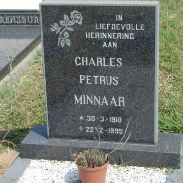 MINNAAR Charles Petrus 1910-1995