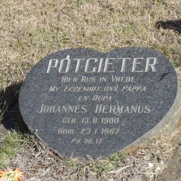 POTGIETER Johannes Hermanus 1900-1967