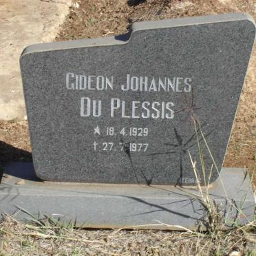 PLESSIS Gideon Johannes, du 1929-1977