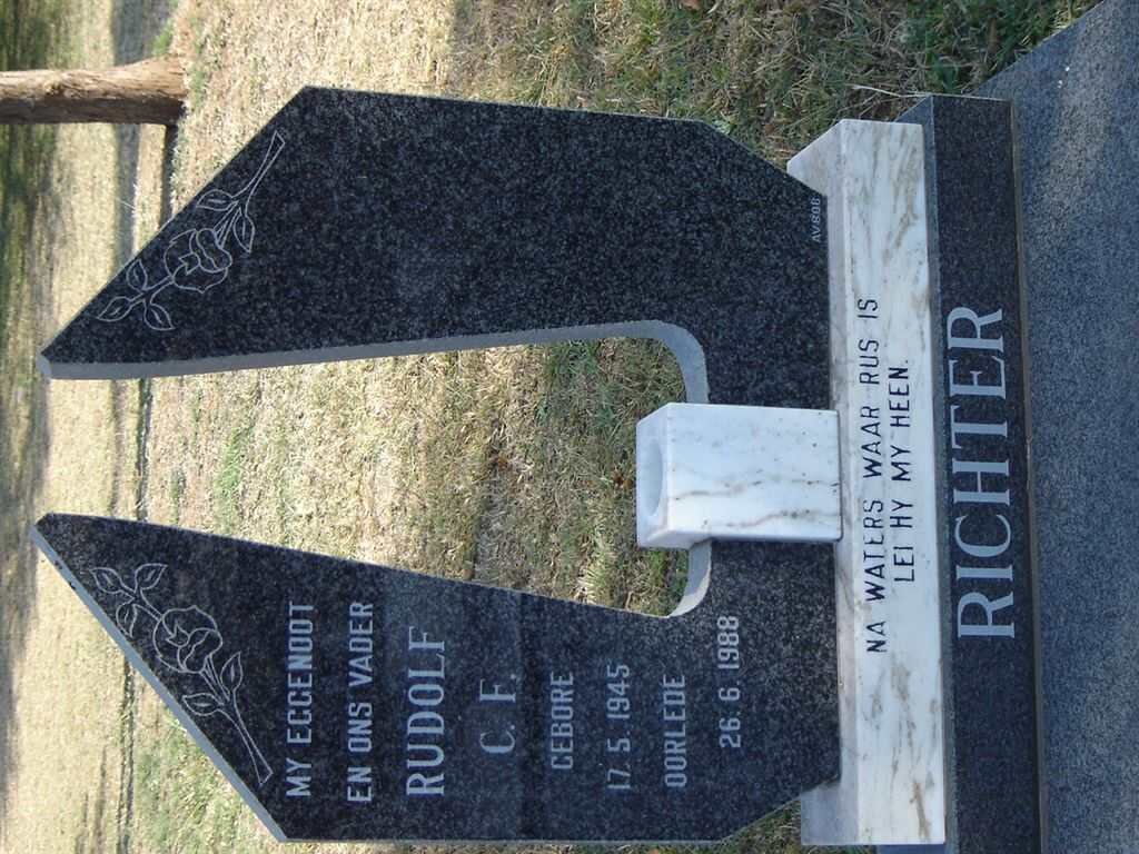RICHTER Rudolf C.F. 1945-1988