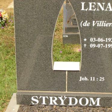 STRYDOM Lena nee DE VILLIERS 1934-1999