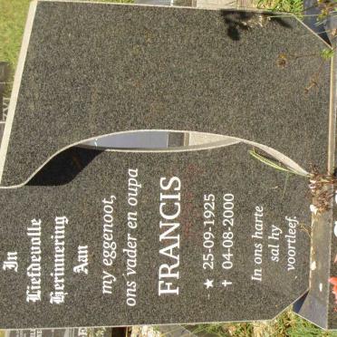 SCHOLTZ Francis 1925-2000